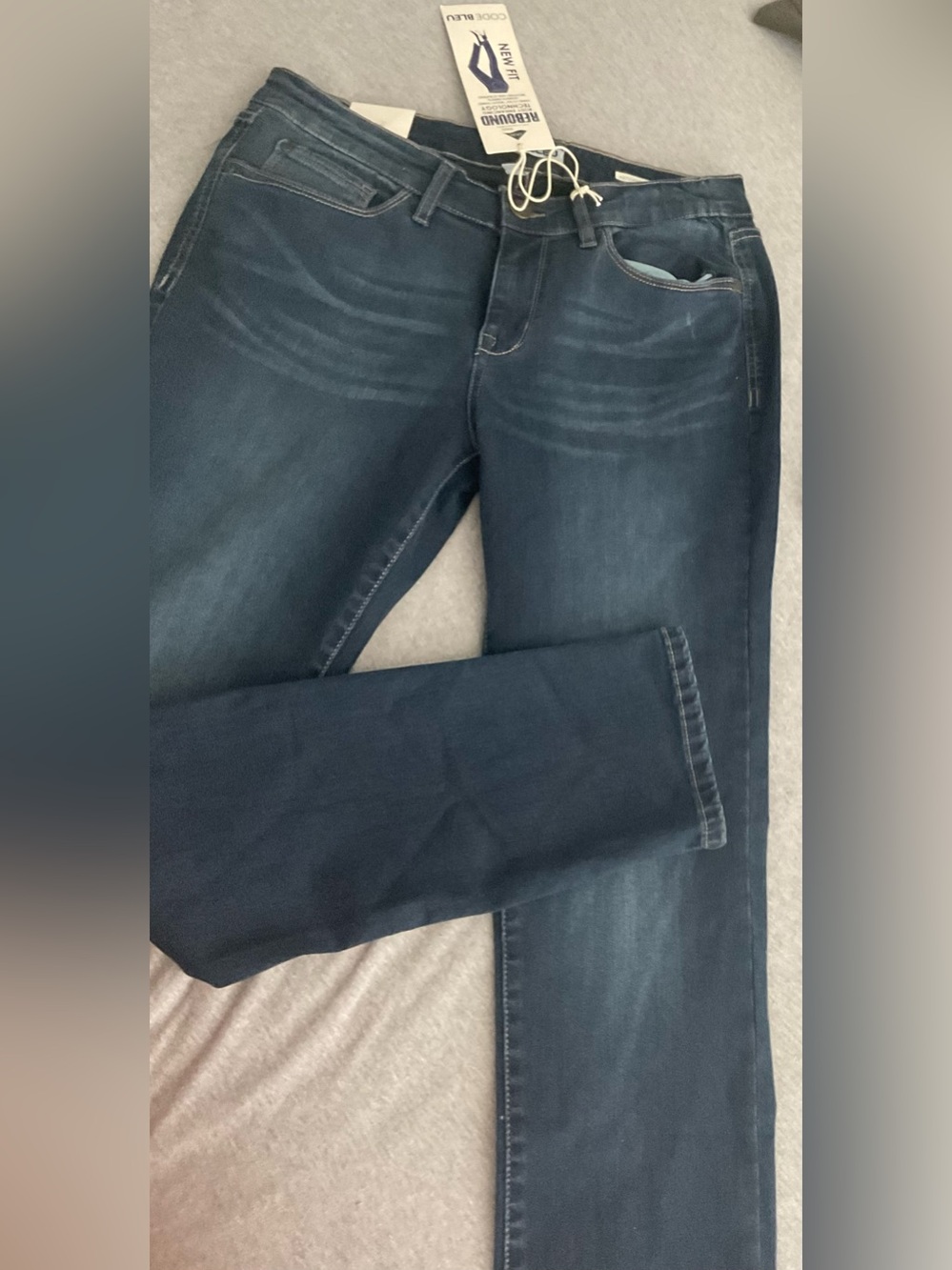 Brand new Midrise  slim straight Code Bleu Dark Blue jeans size 10